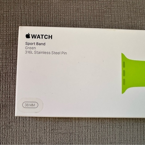 NWT Original Apple Watch Series 9 8 7 SE 38MM 40mm 41MM in Green Sport Band main image 7